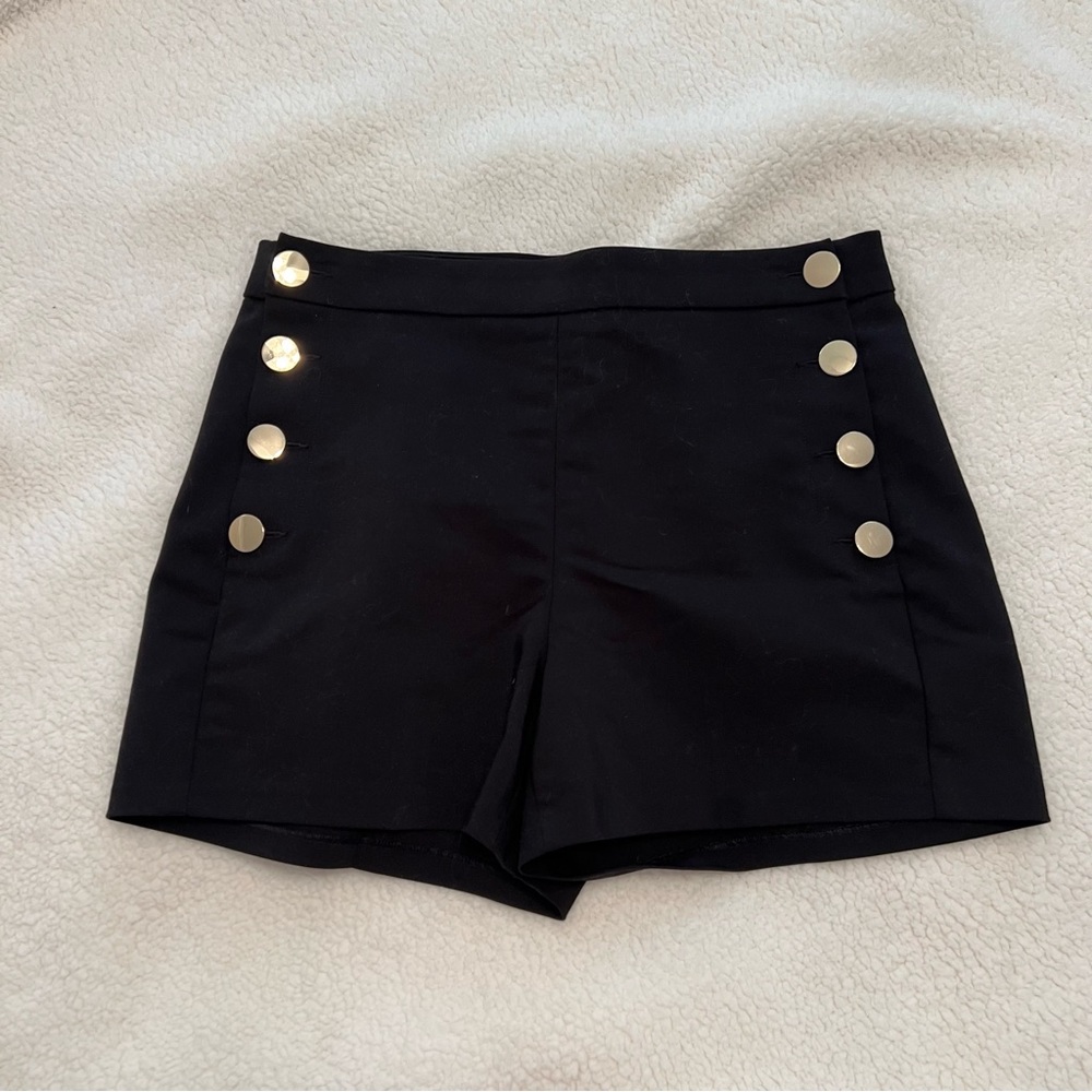 Express Midi high rise tailored shorts